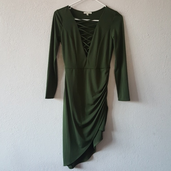 Charlotte Russe Dresses & Skirts - Forest Green Charlotte Russe Dress